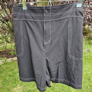 ZERO EXPOSURE BOARD SHORTS SIZE 3X BLACK CAN BE WORN AS BOTTOMS